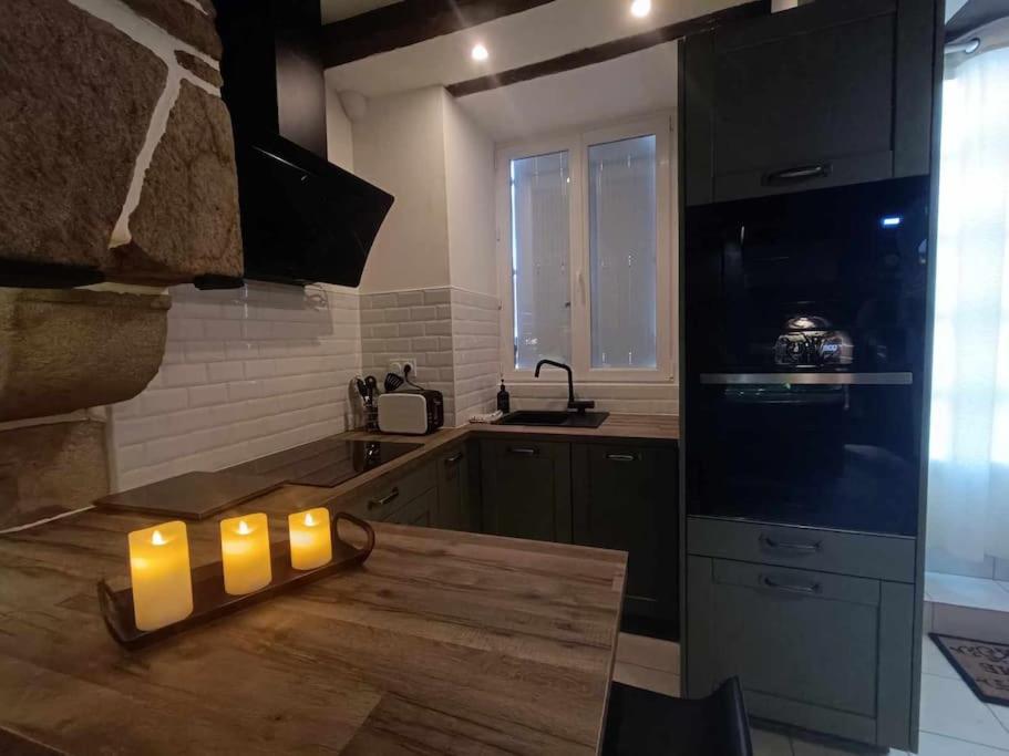 L'Etreinte, Gite De Charme Avec Jacuzzi Interieur Et Sauna Guéméné-sur-Scorff Eksteriør billede
